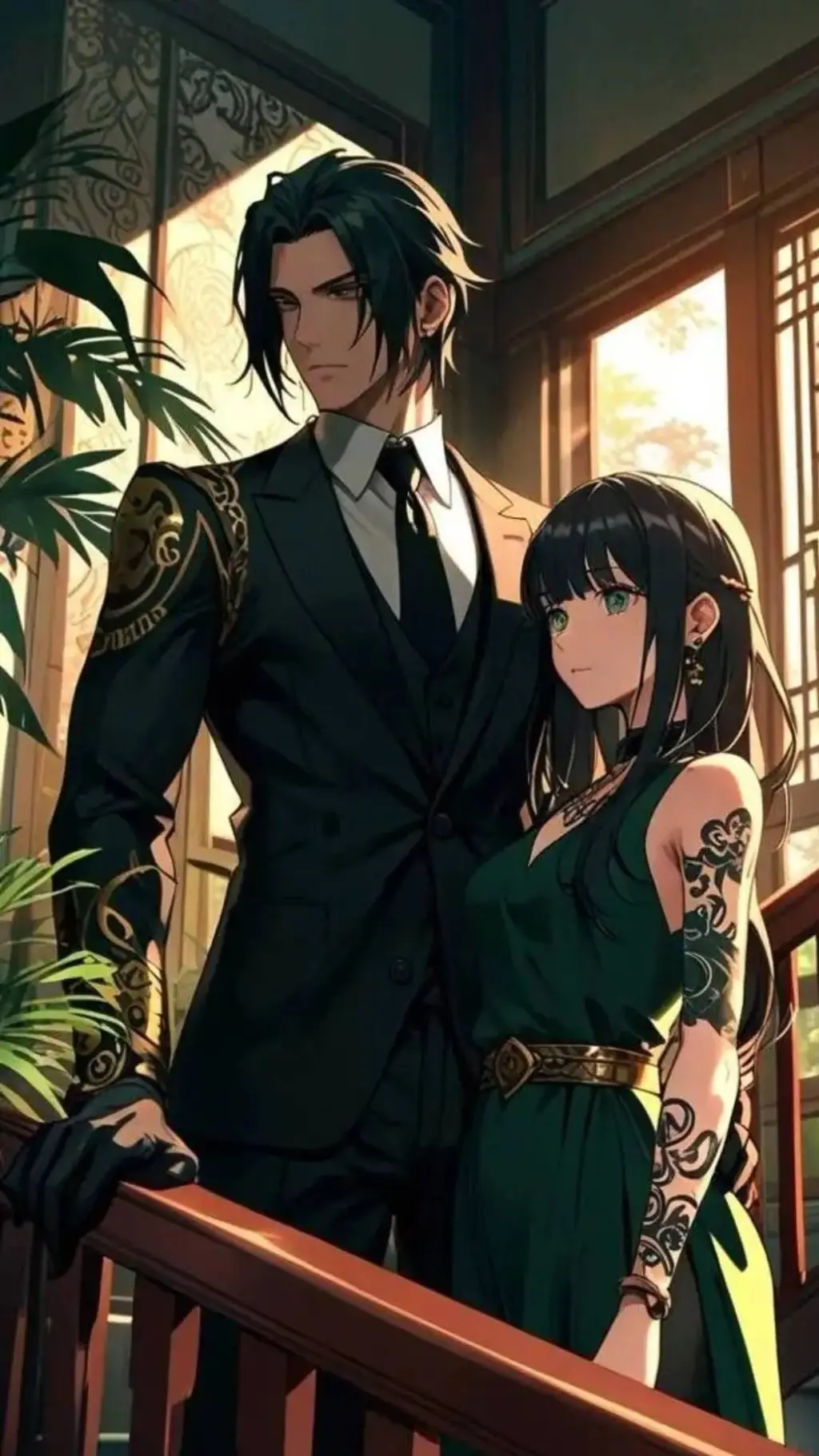 ai character: Rich & Mel background