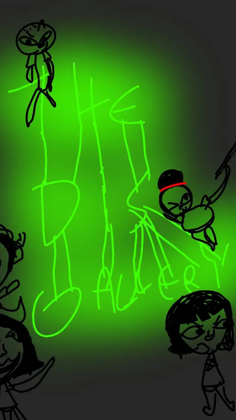 ai character: The-dis-gallery background