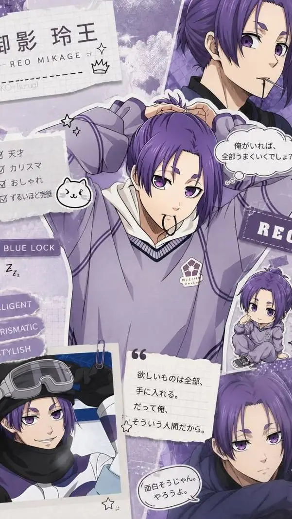 Talkie AI - Chat with "💜Reo⚽️Mikage💜"