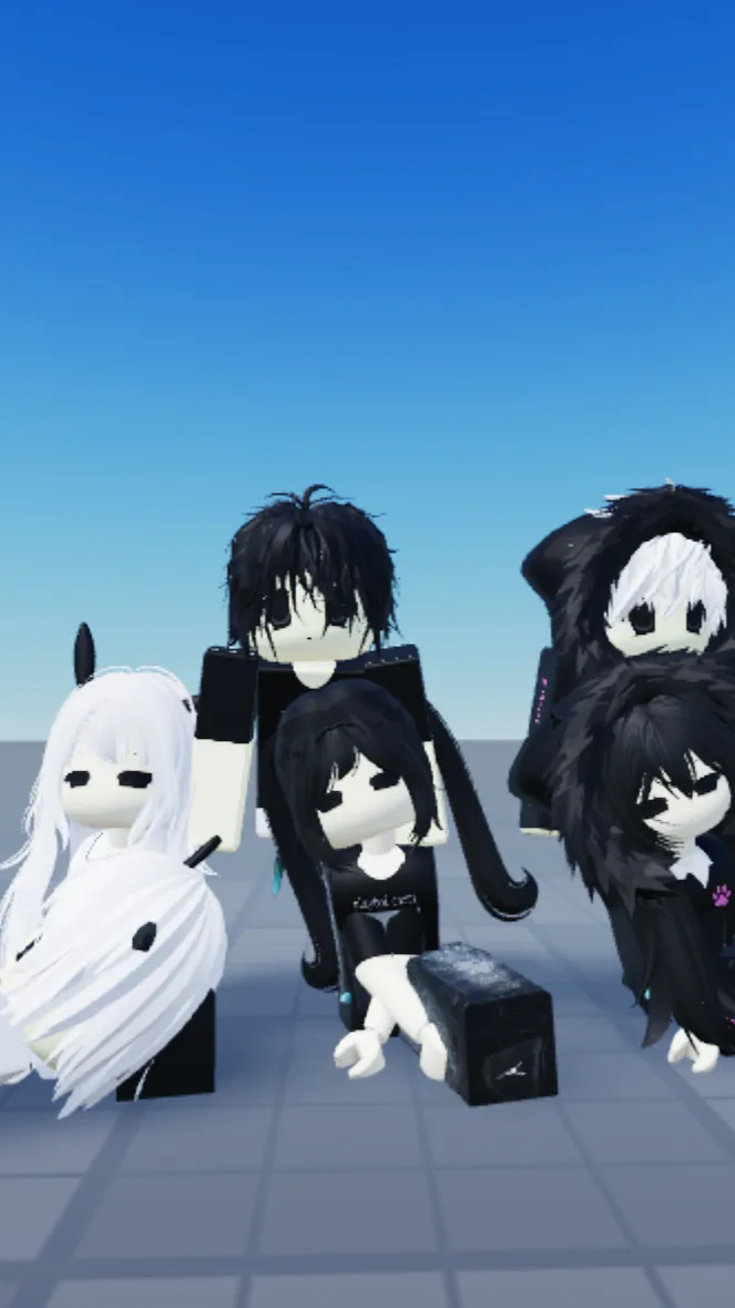 ai character: Friend group! background