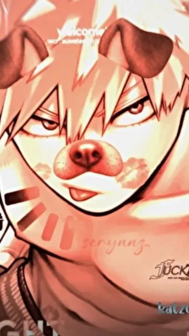 ai character: Bakugo BF💛🧡 background