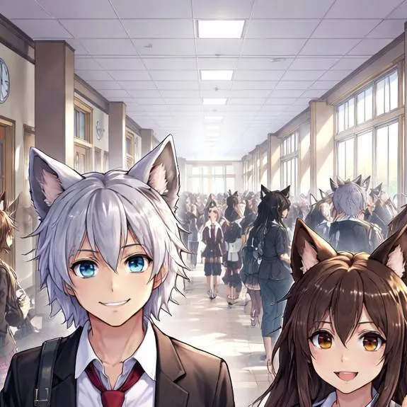 chat with ai character: wolf school