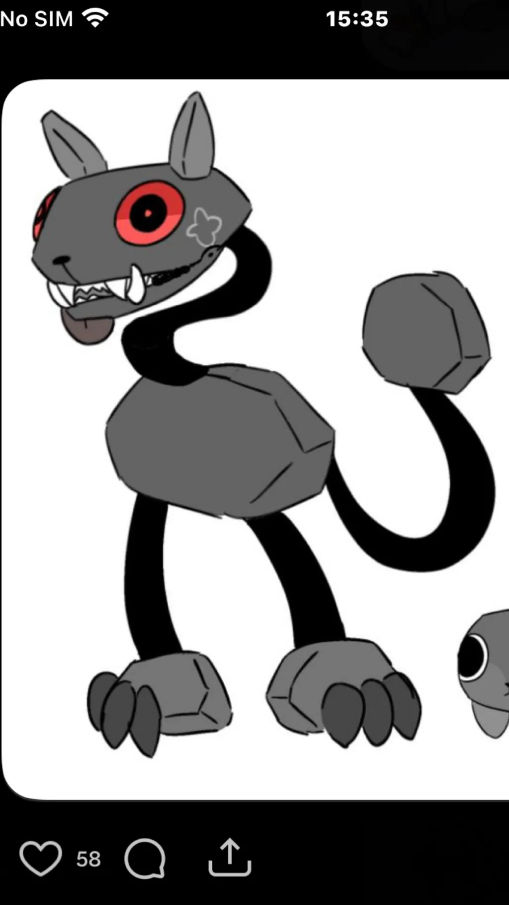 ai character: Twisted pebble background