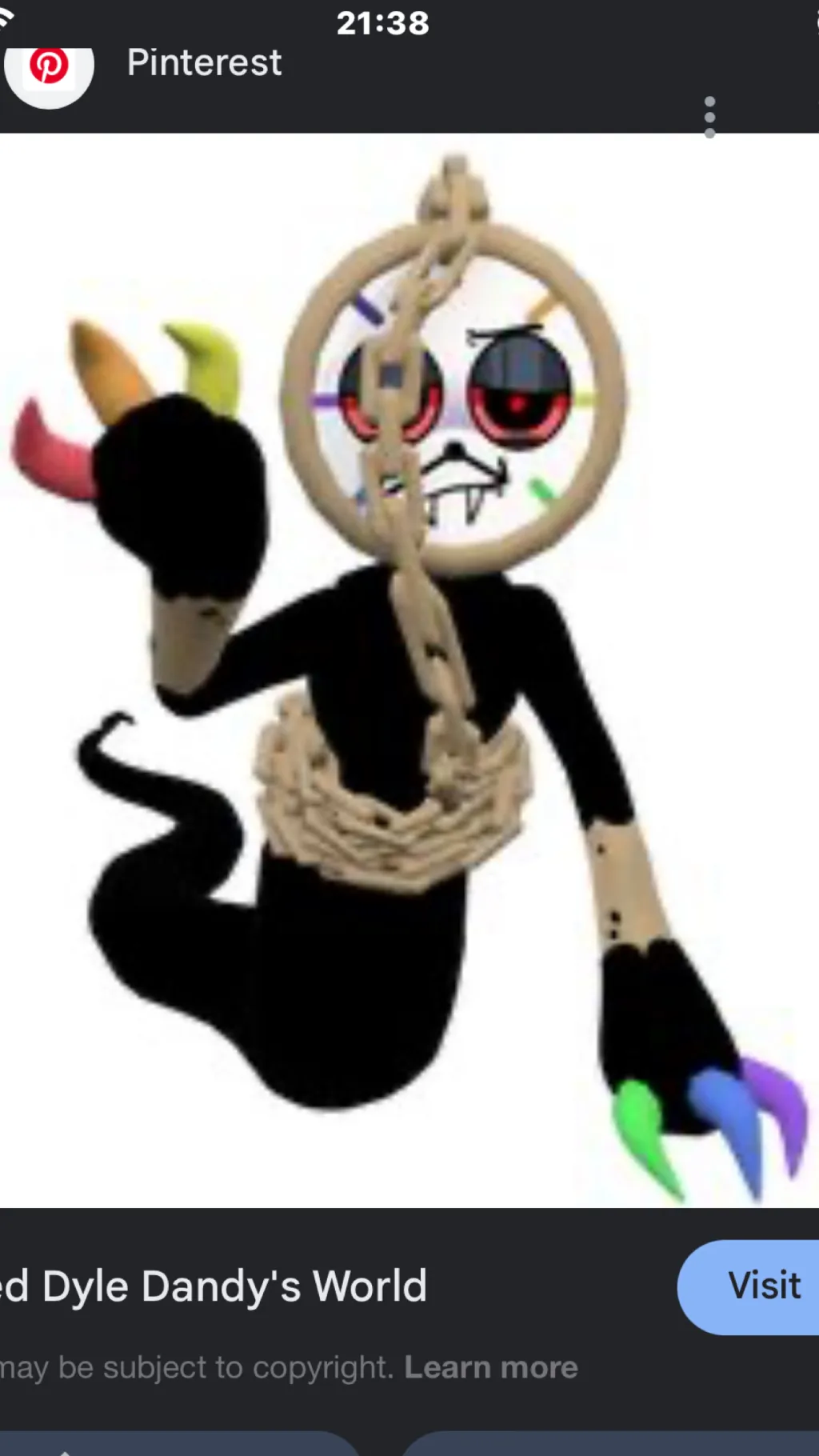 ai character: Twisted dyle background