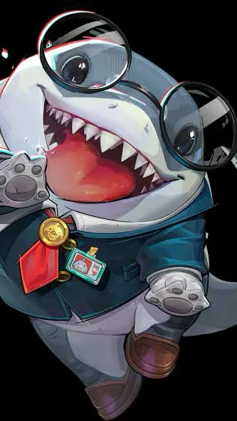 ai character: jeFFthe Shark background