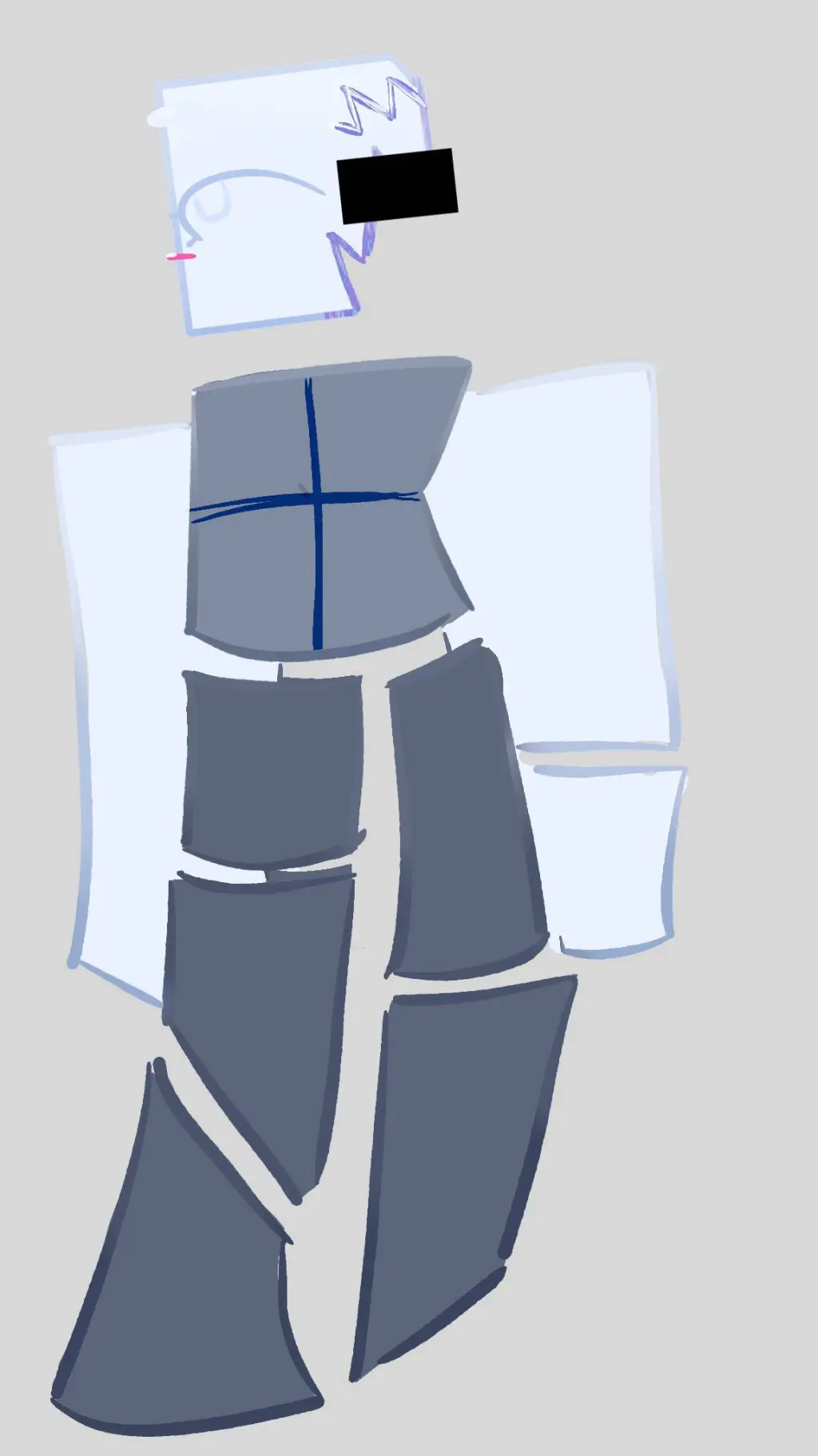 ai character: Null-5721 background