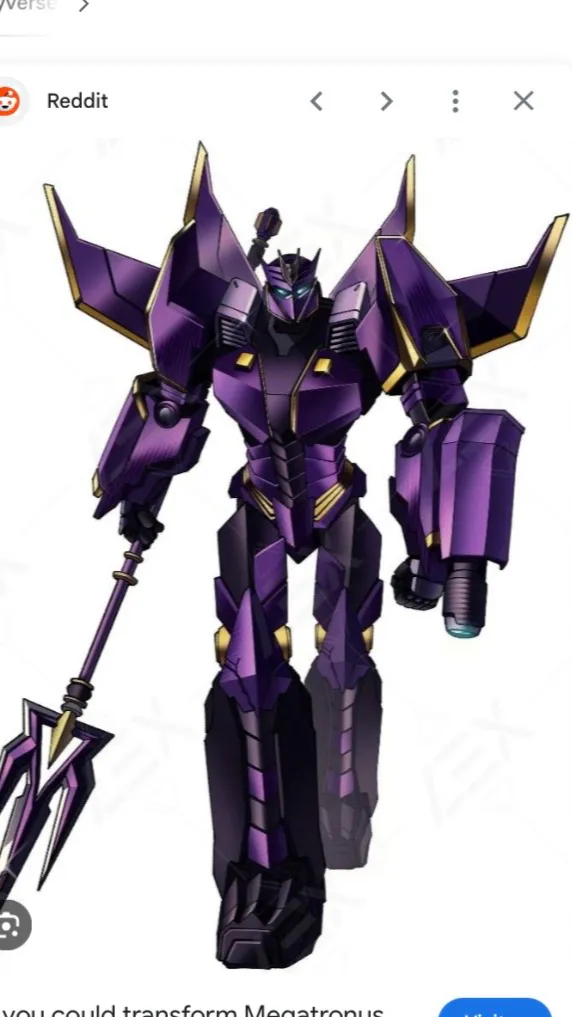 ai character: Megatrouns (you) background