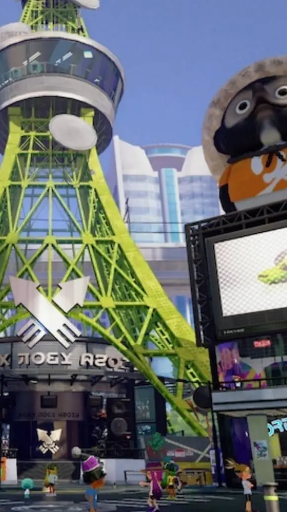 ai character: Splatoon! background