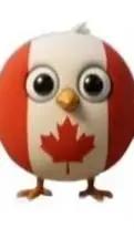 ai character: canadabird background