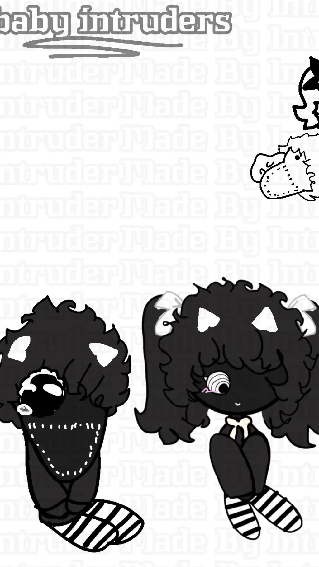 ai character: Baby intruders!!  background