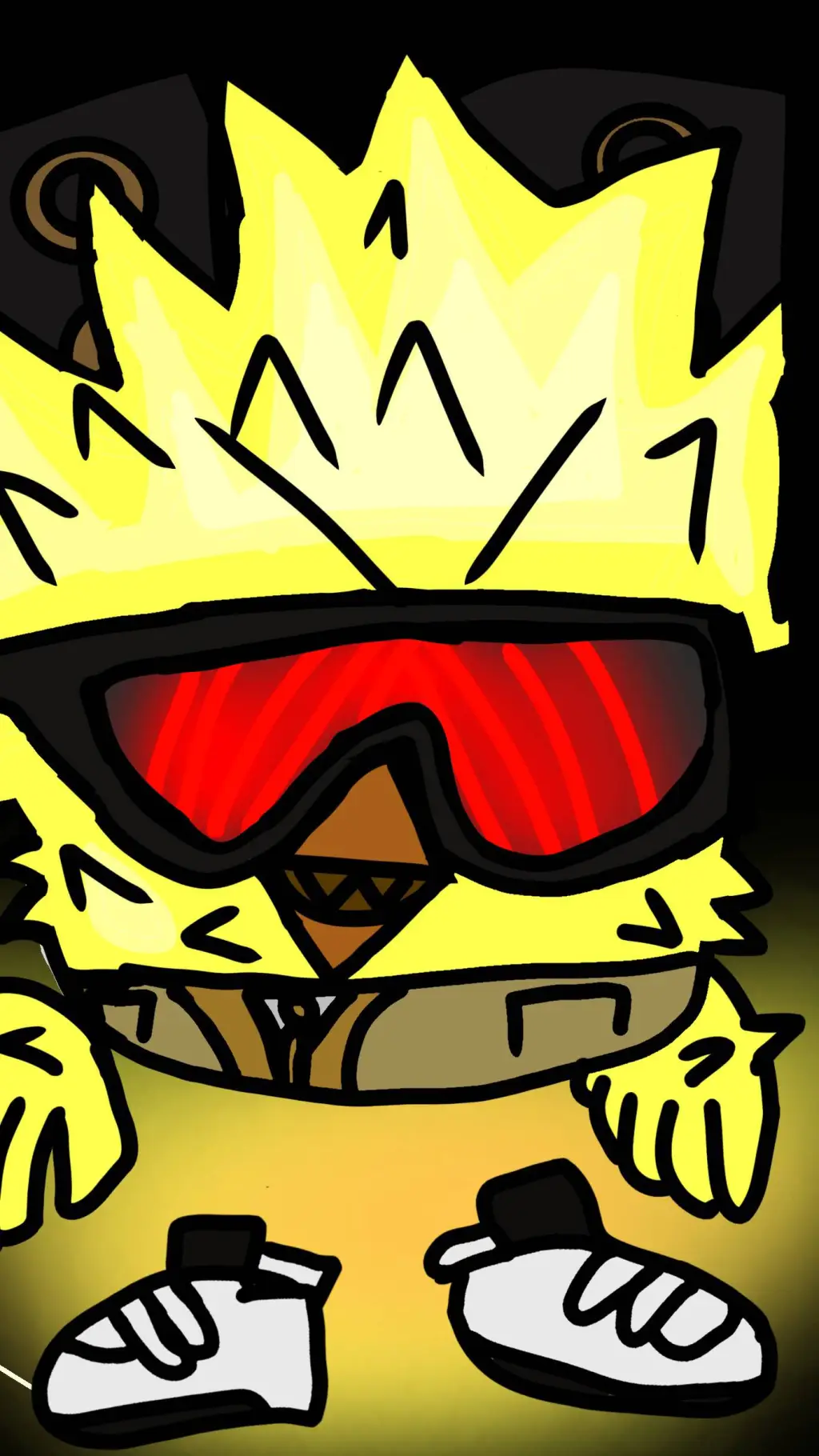 ai character: Fleetway(manixa) background