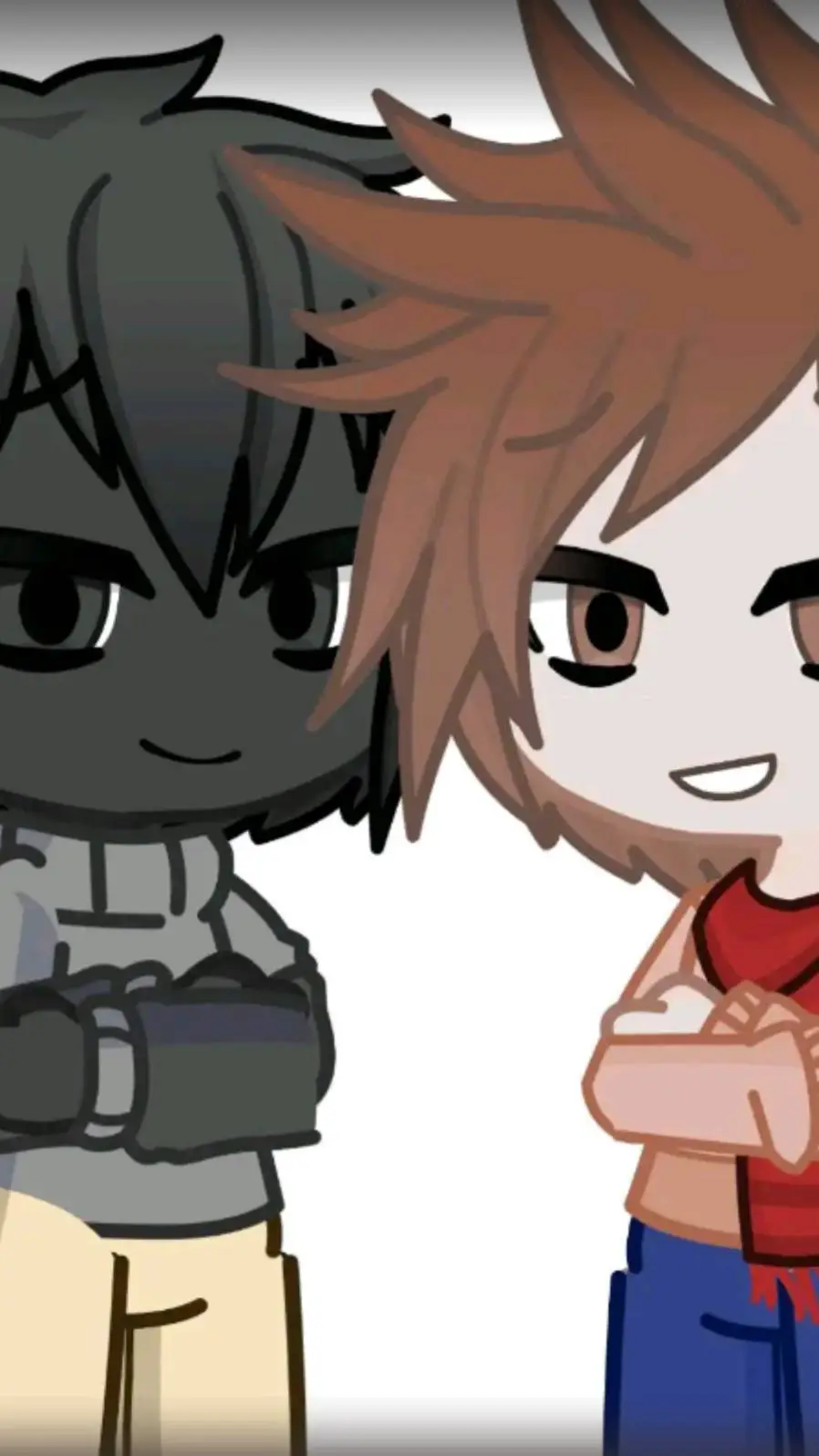 ai character: Black and Tunner  background