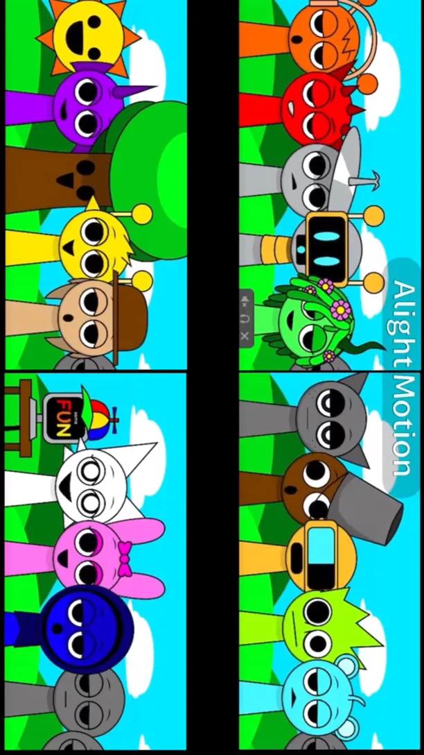 ai character: sprunki🌈 background