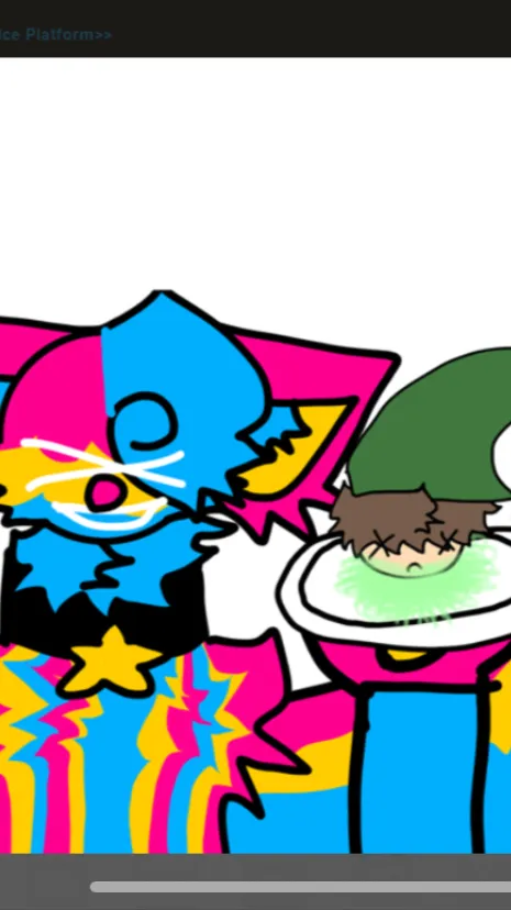 ai character: Edd and Neoncolor  background