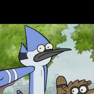 chat with ai character: Mordecai and rigby