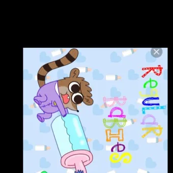 chat with ai character: Regular show baby!