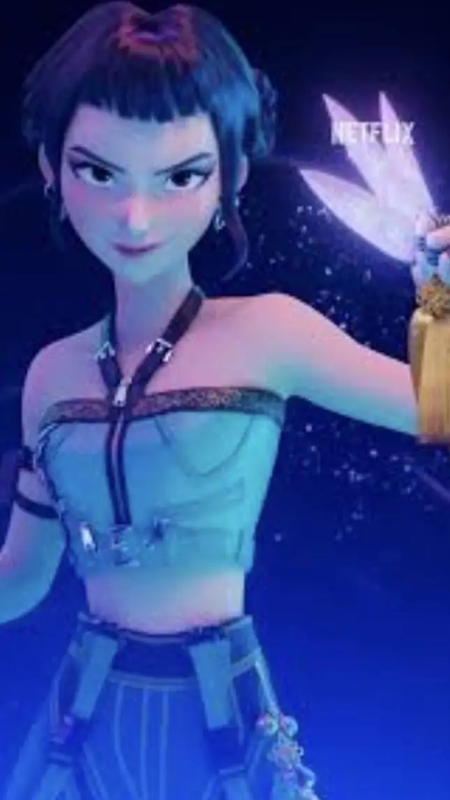 ai character: Huntrix  background