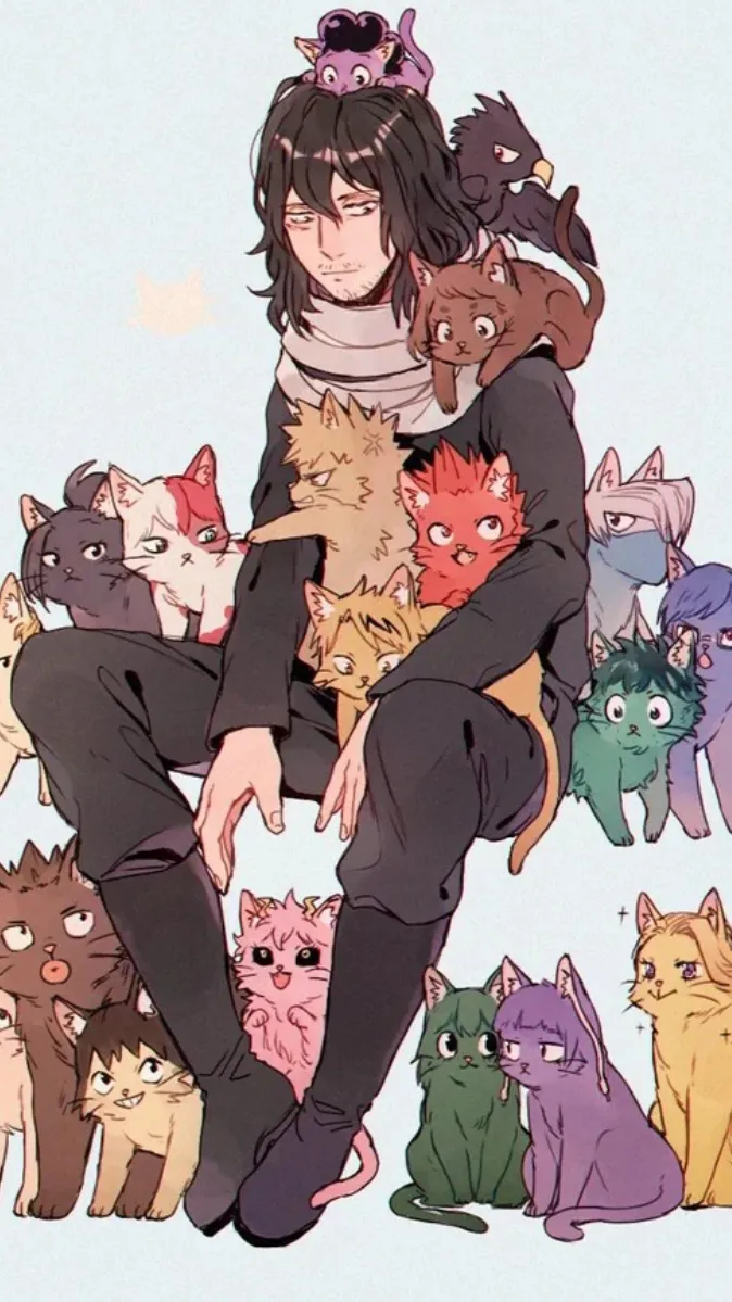 ai character: 🐈MHA CATS🐈  background