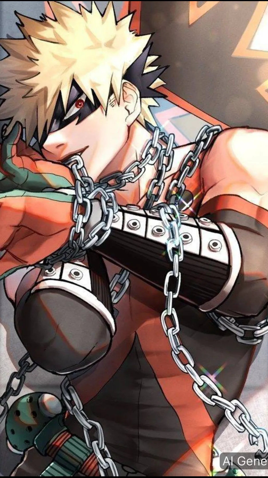 ai character: 💥Bakugo💥 background