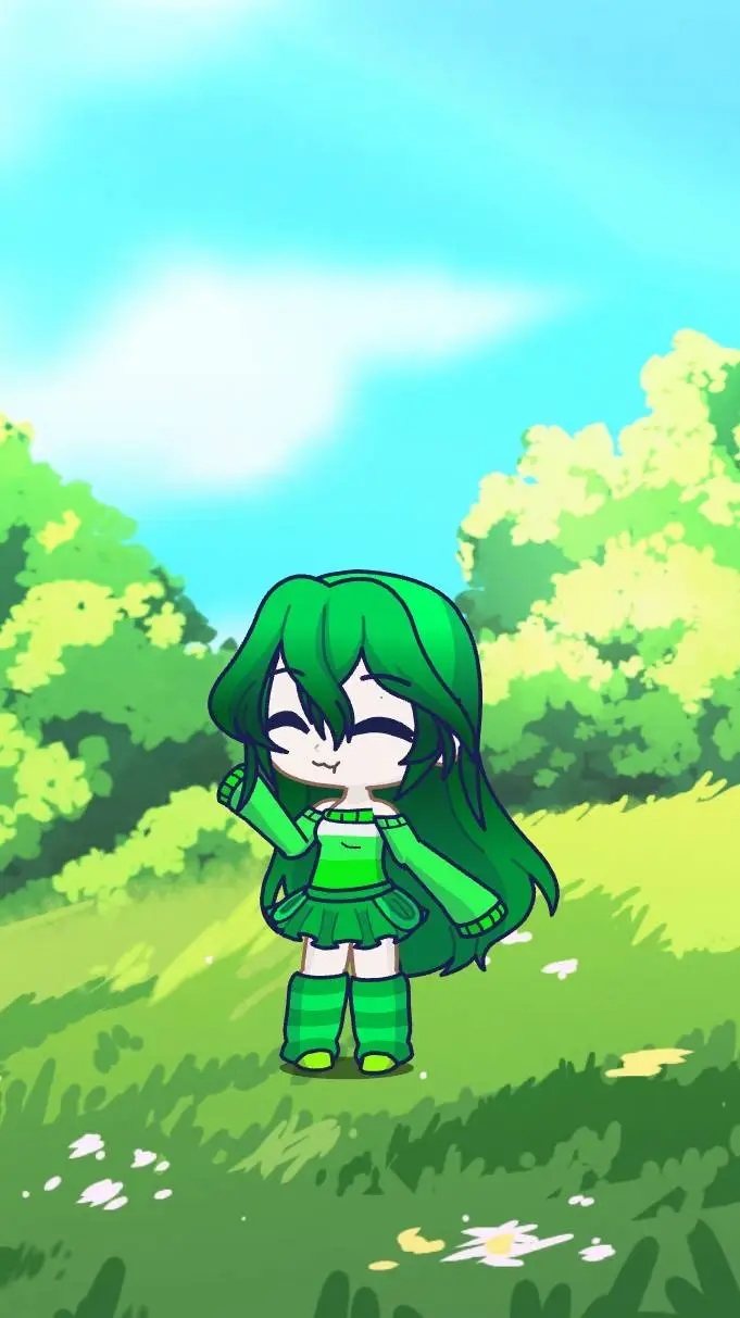 ai character: lime background