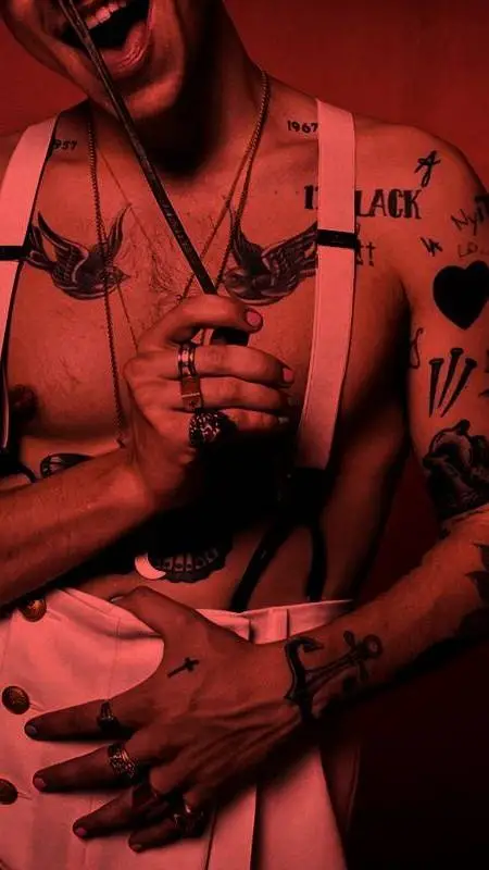 ai character: Harry Styles Vamp background