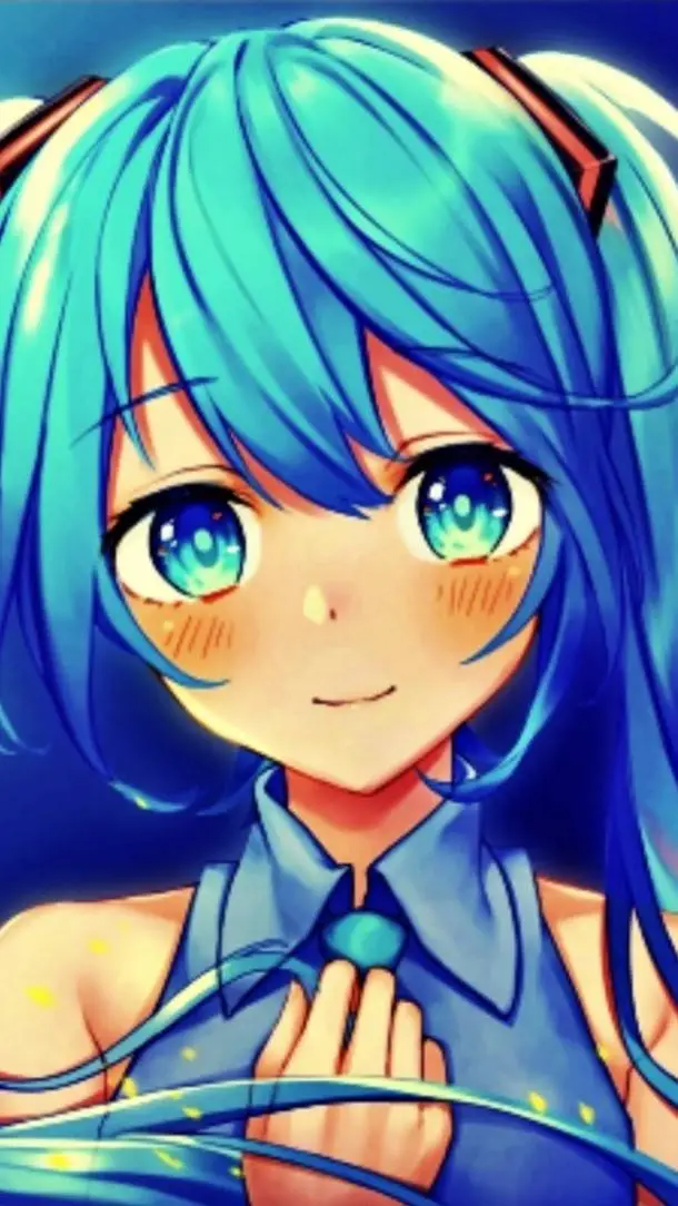 ai character: Hatsune Miku background
