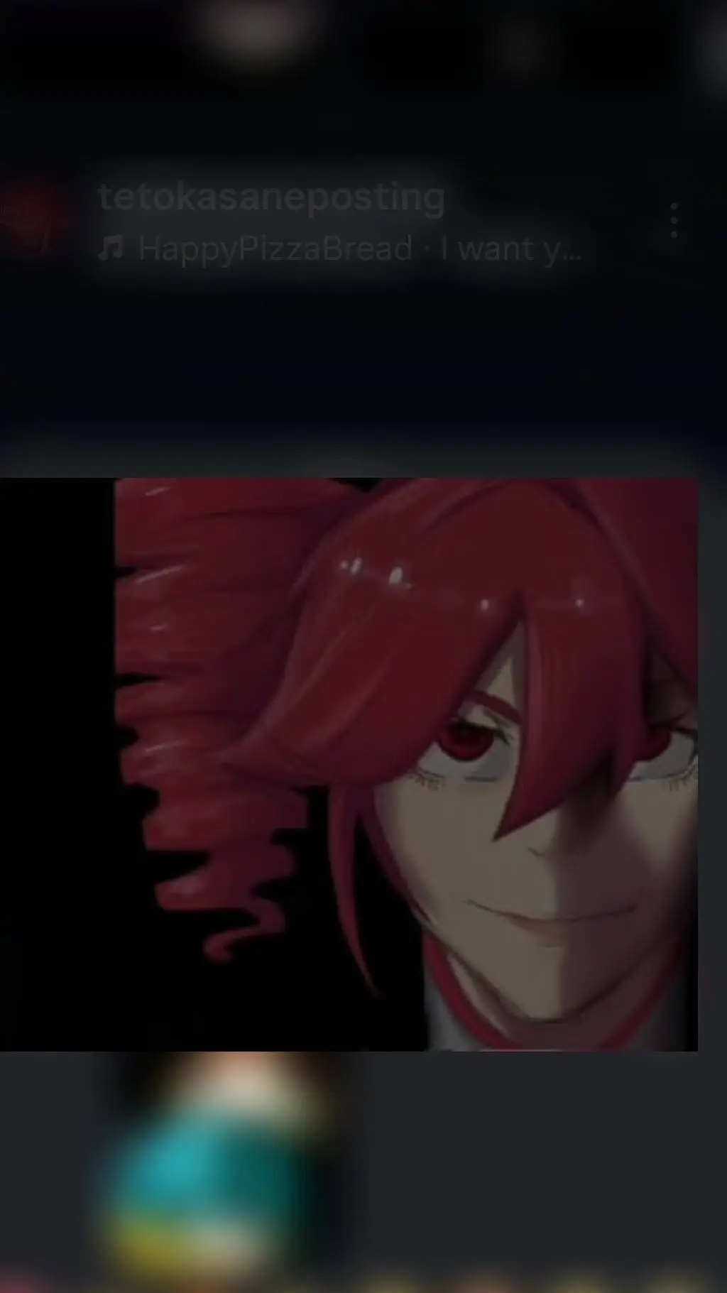 ai character: Yandere Teto background