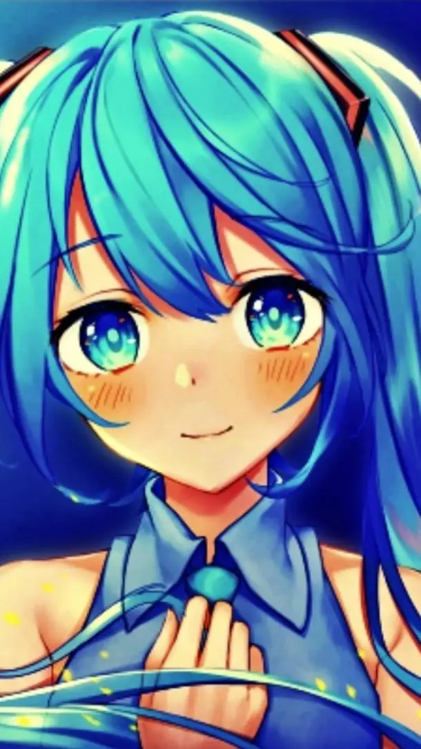 ai character: Hatsune Miku background