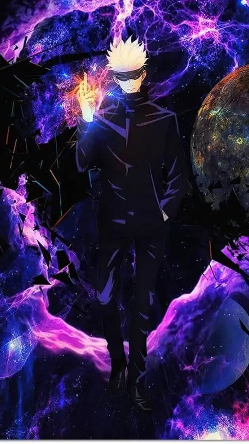 ai character: satoru gojo background