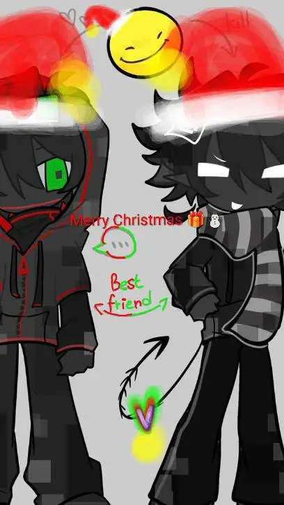 ai character: Christmas 🎄🎁 background