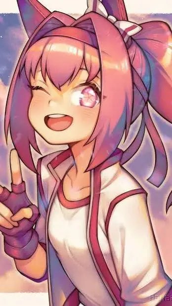 ai character: haru urara background