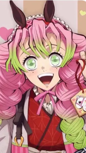 ai character: Mitsuri  background