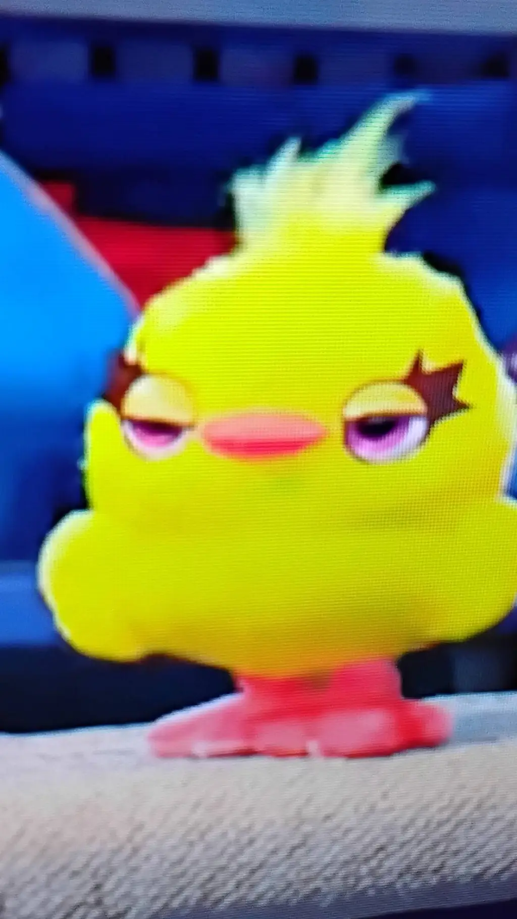 ai character: Ducky and bunny  background