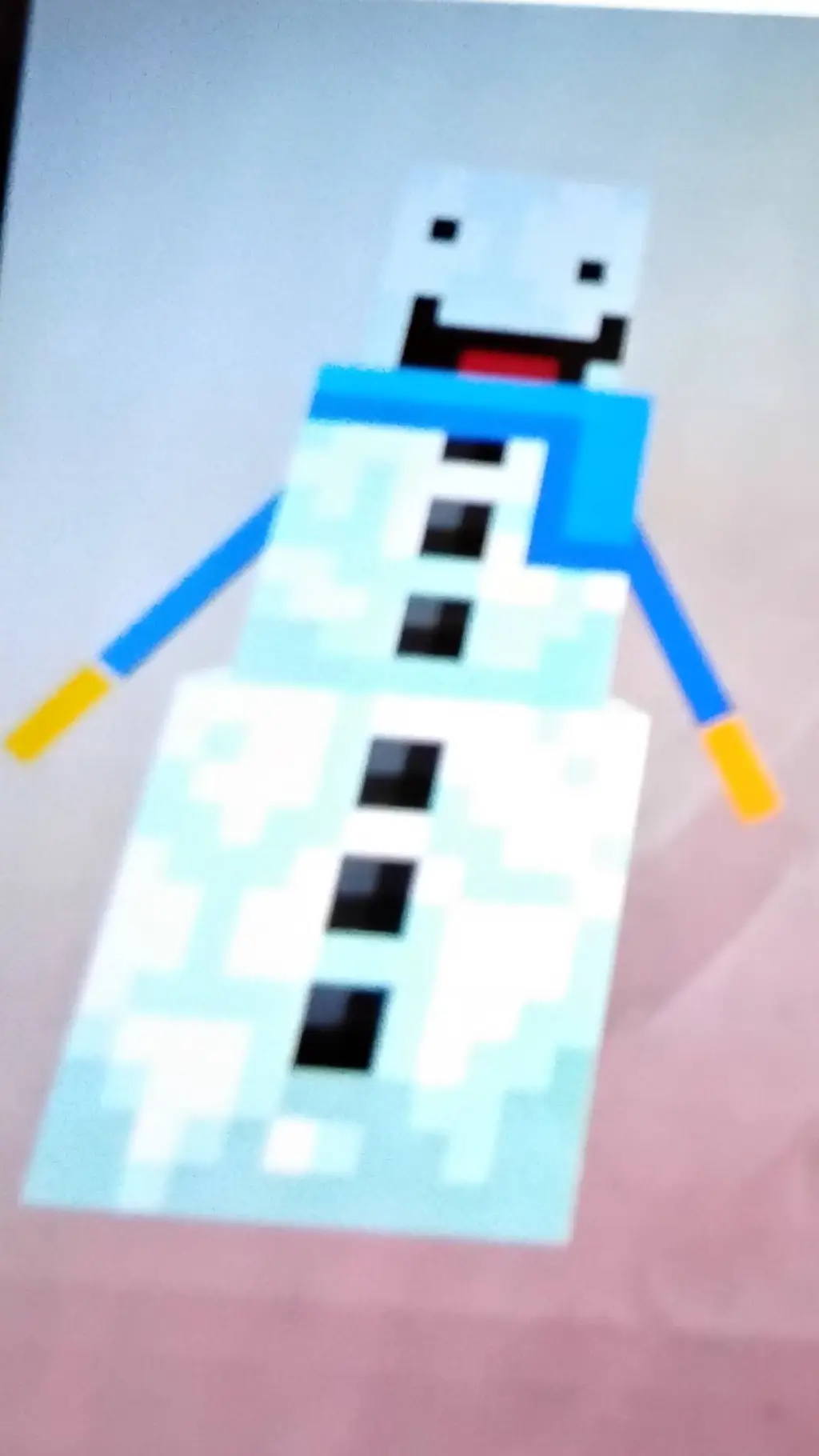 ai character: Mr snow  background