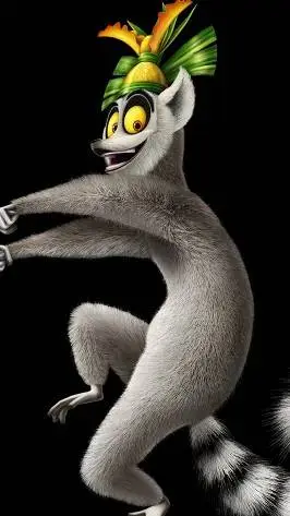 ai character: King Julien background