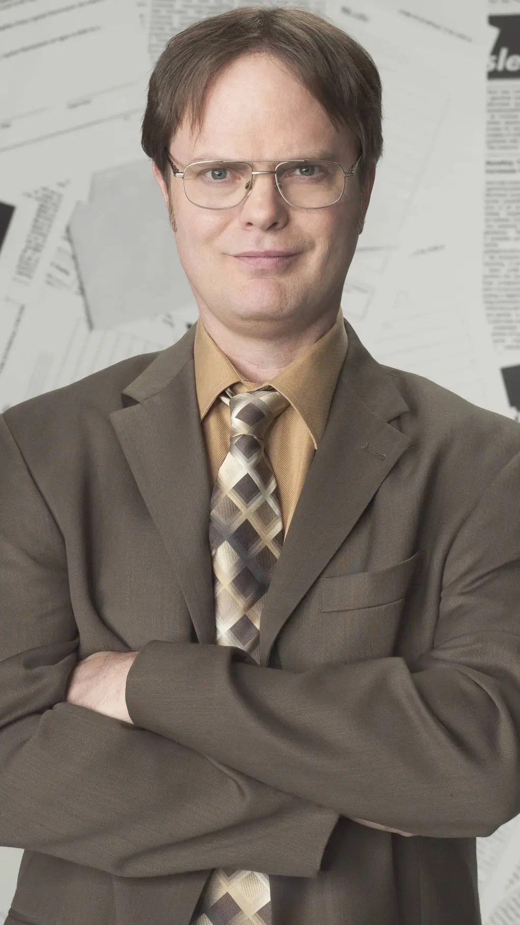 ai character: Dwight Schrute background