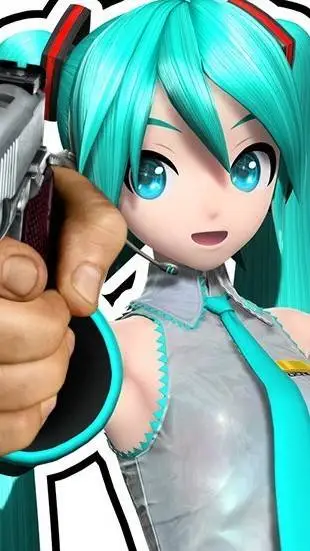 ai character: Hatsune Miku background