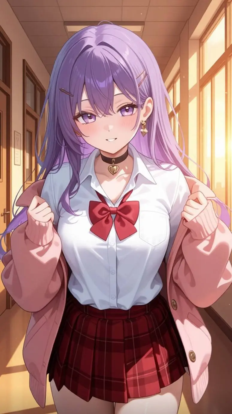 ai character: Miya💜 background