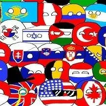 chat with ai character: countryballs