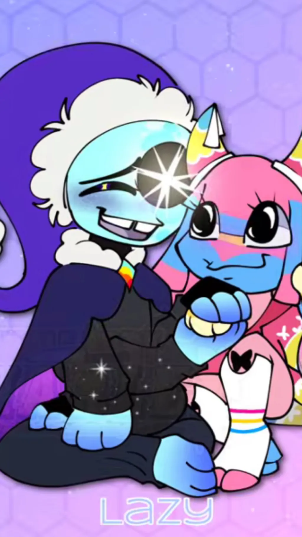 ai character: 🌠Melatonin!🍭 background