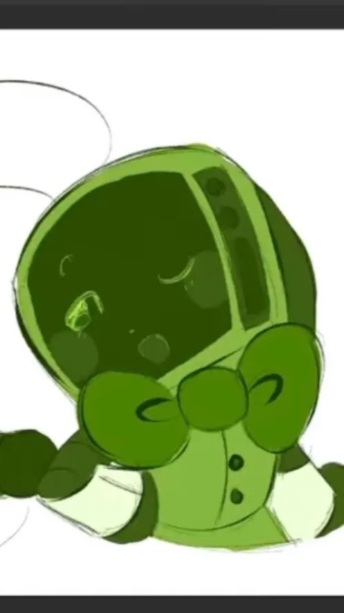 ai character: 🐚-SH3LLV1S1ON💚 background
