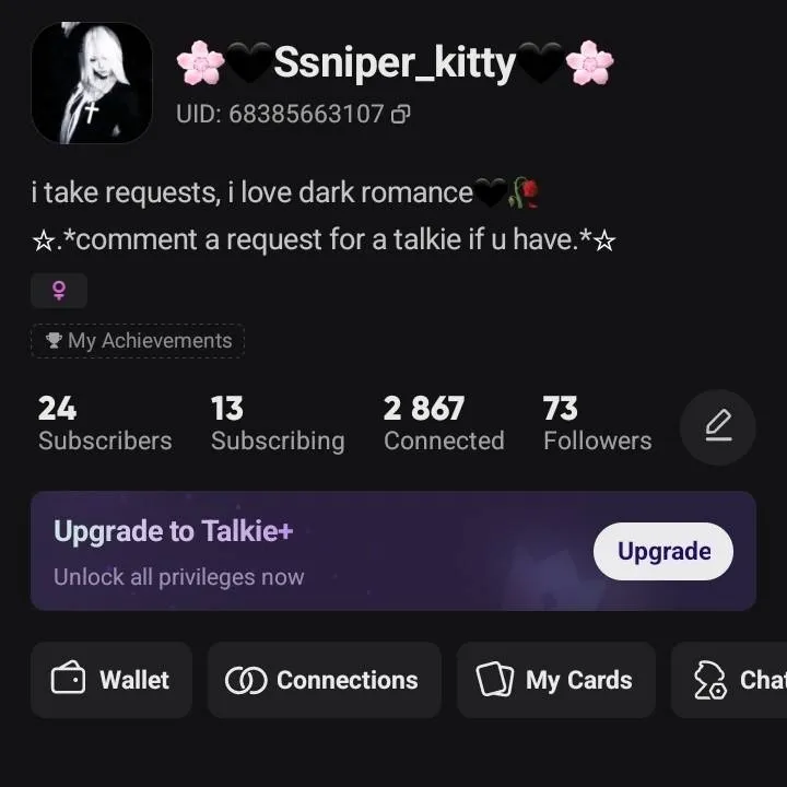 chat with ai character: ☆*.me.*☆