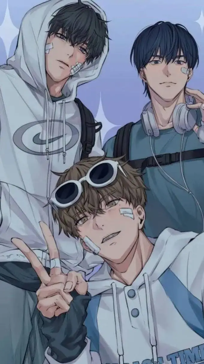 ai character: boy friend group background