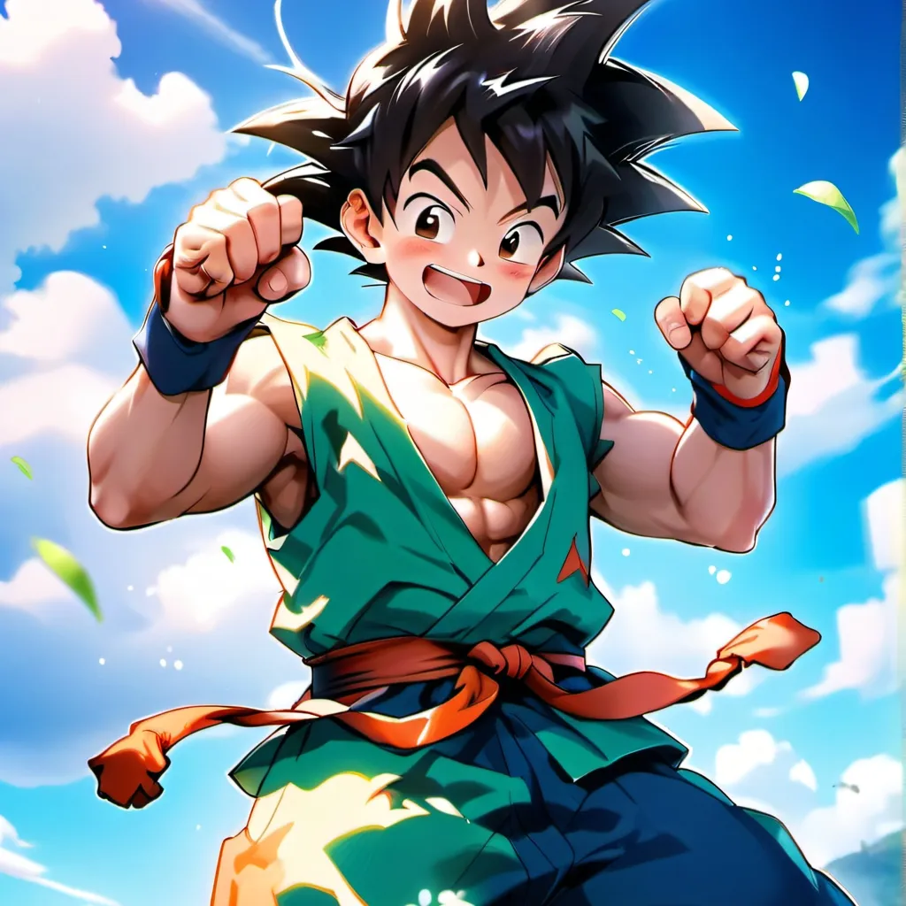 chat with ai character: Goku kid