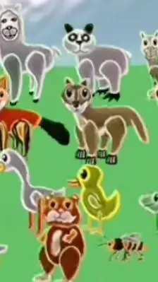 ai character: Animal sounds 2 background