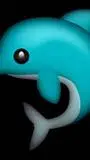 ai character: Baby dolphin background