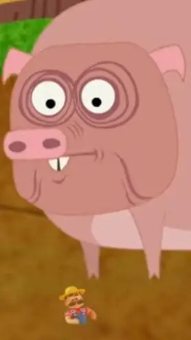 ai character: Pig background