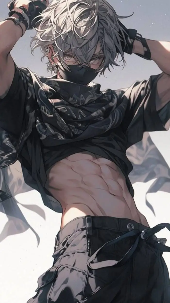 ai character: 🩶Derek🩶 background