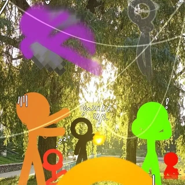 chat with ai character: alan Becker but..