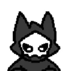 chat with ai character: black latex furry